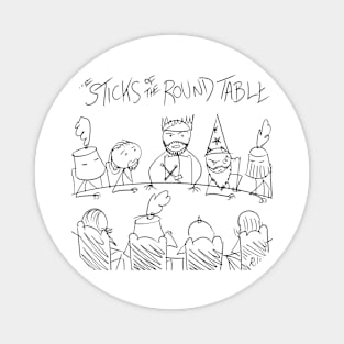 The Sticks of the Round Table Magnet